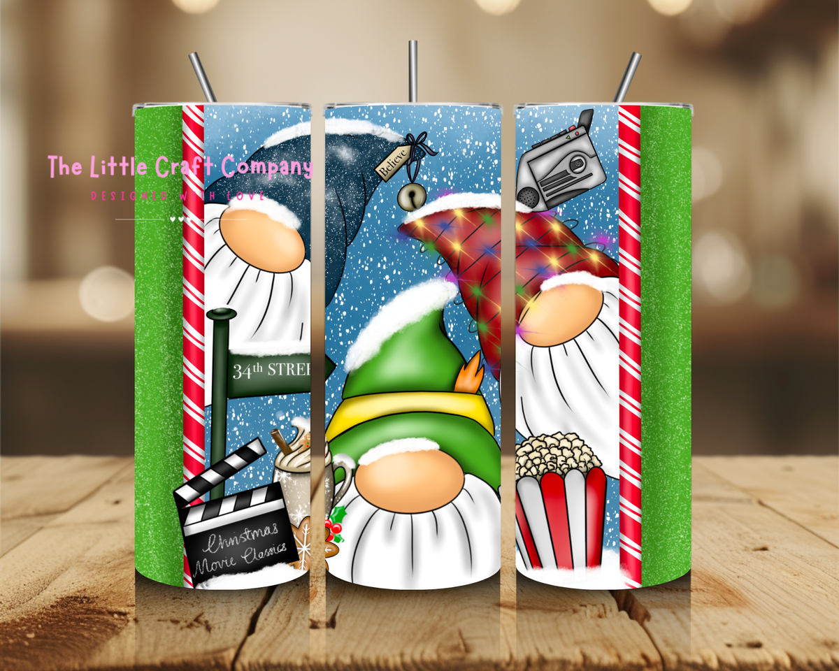 Christmas Movie Night Gonk Tumbler