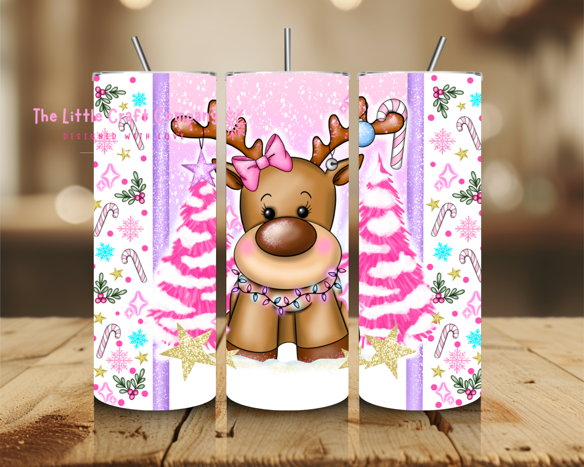 Christmas Reindeer Tumbler