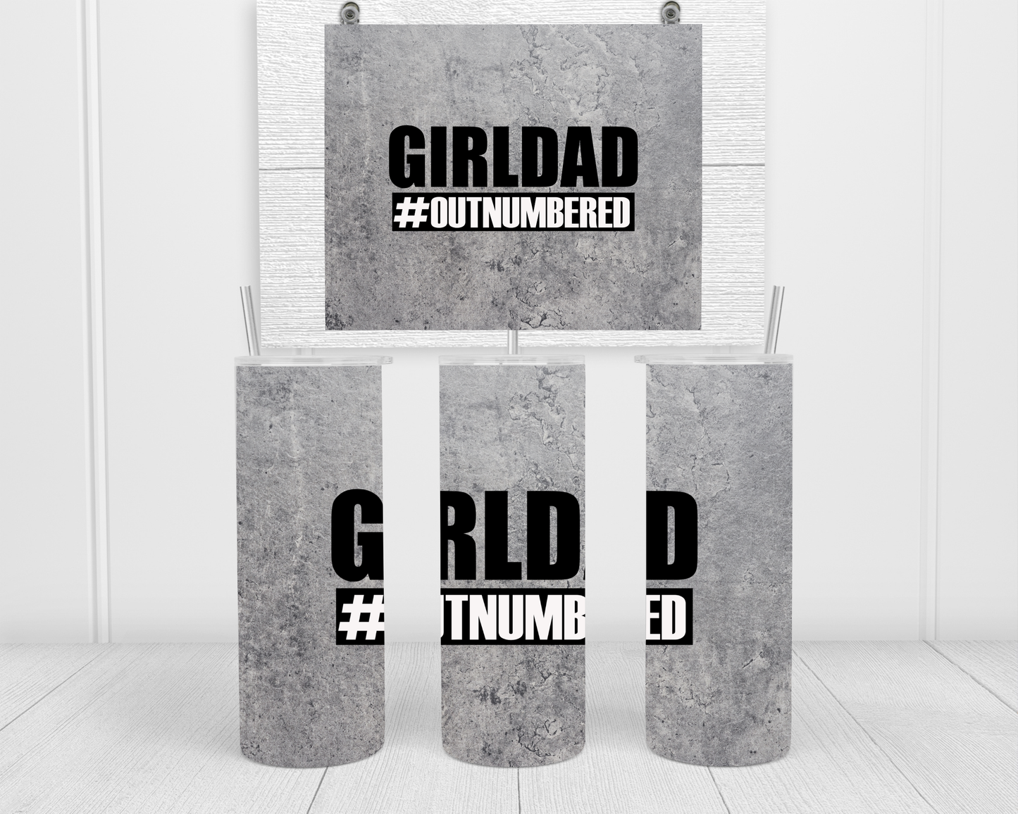 Girl Dad Tumbler