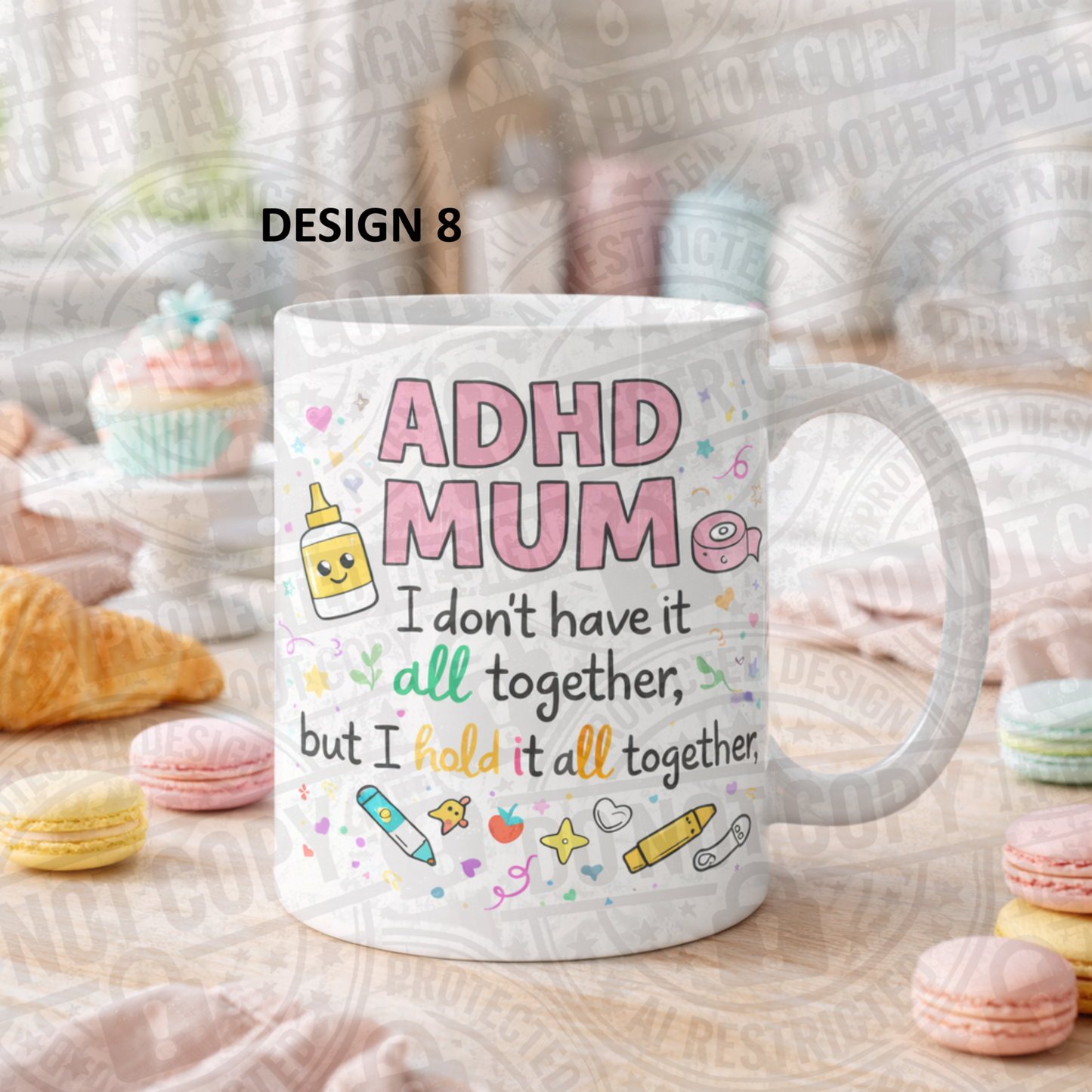 ADHD Mum Mug – Funny & Relatable Gift for Mums