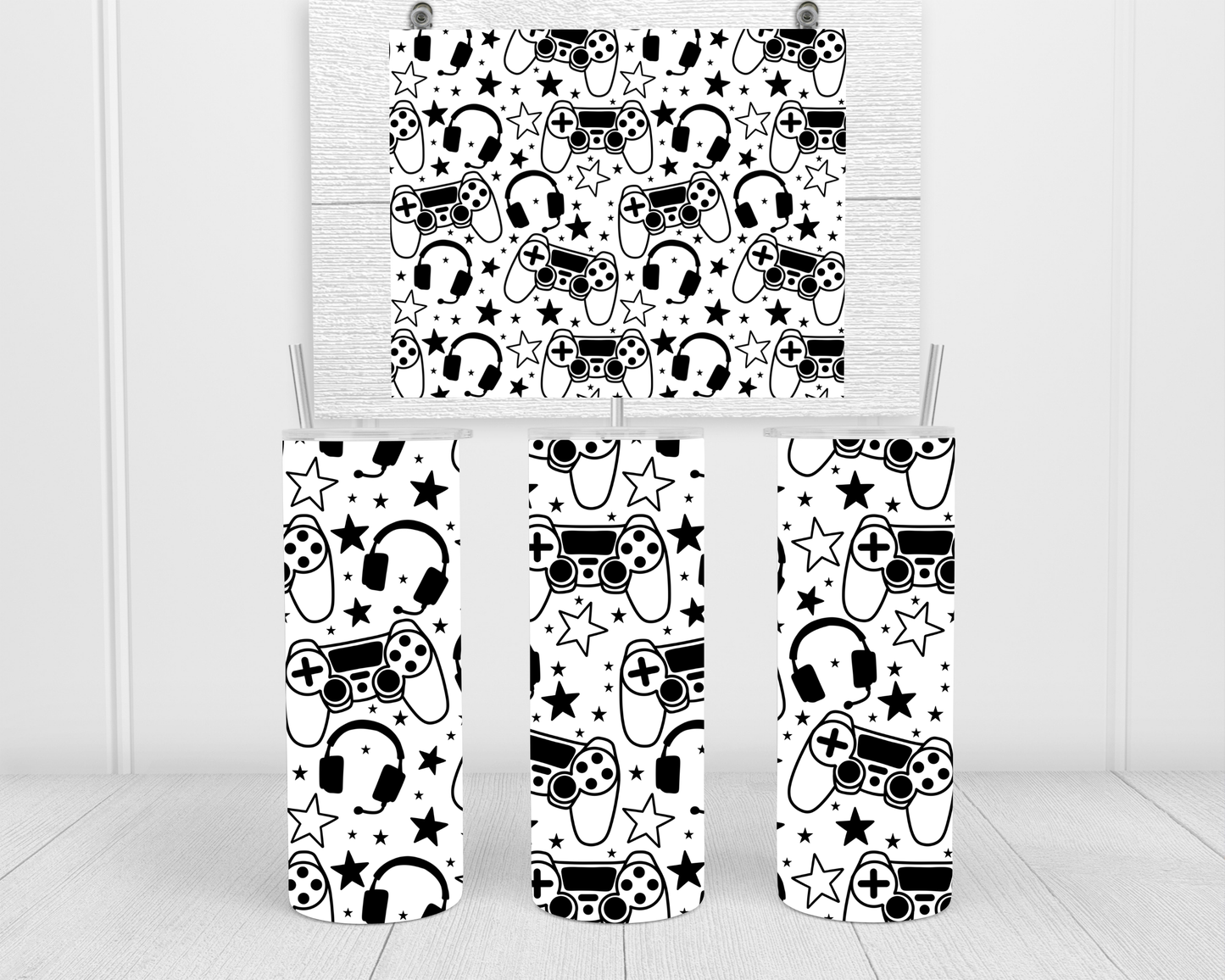 PS Inspired Controller Tumbler