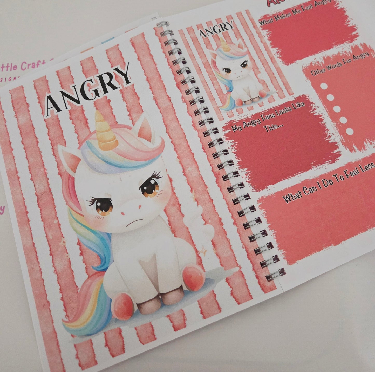Feeling Zones & Self Regulation Book - Unicorn