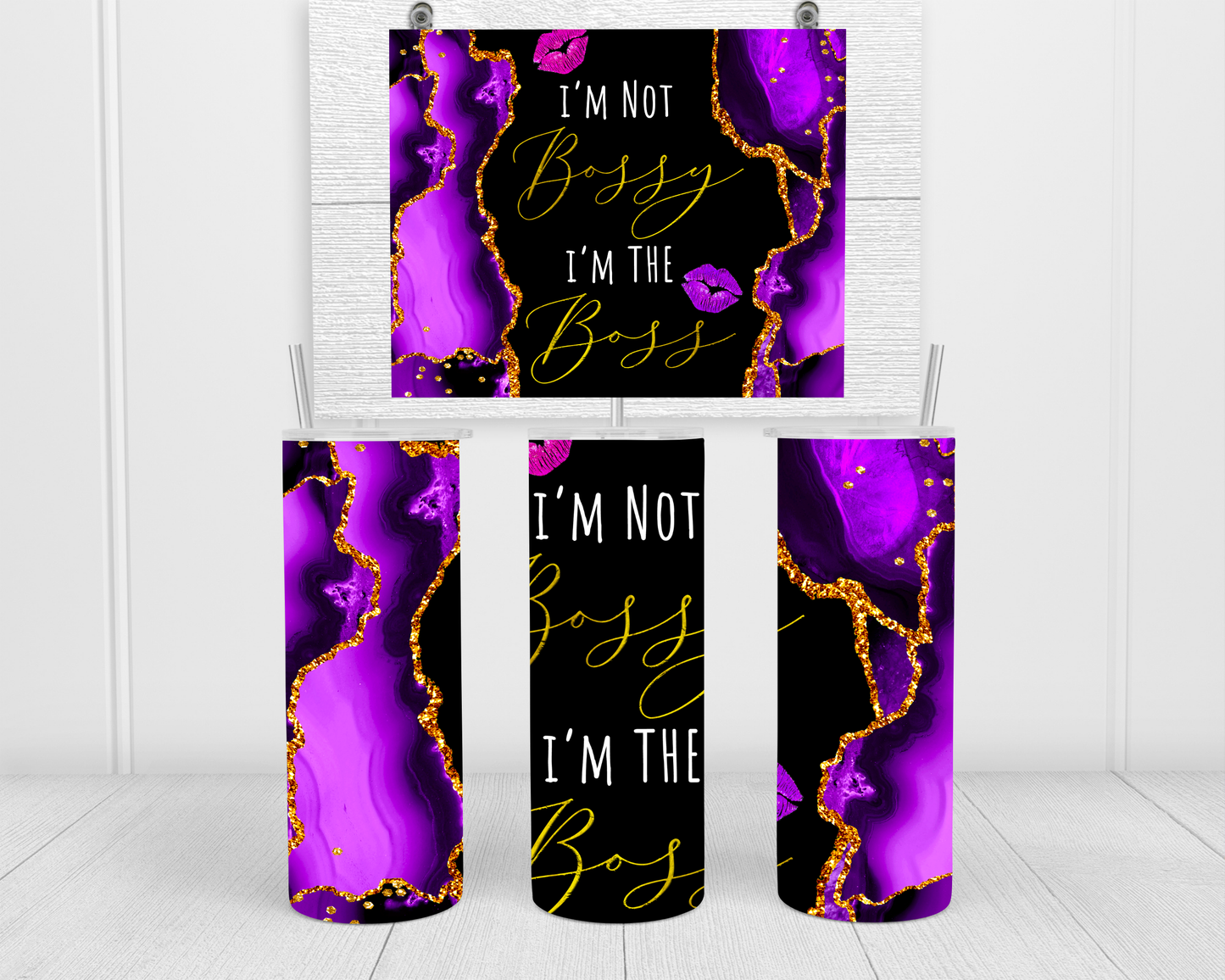 "I'm Not Bossy" Tumbler