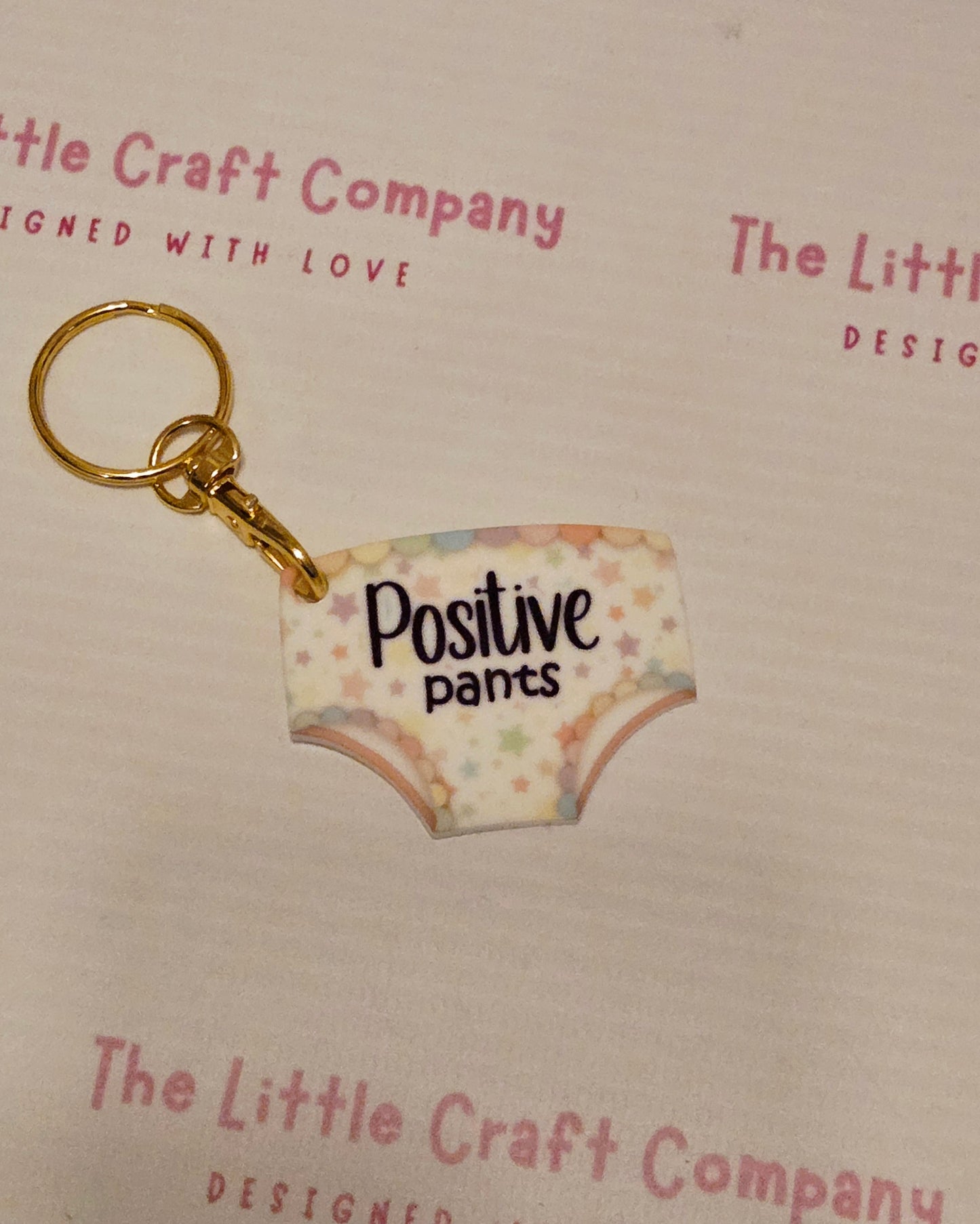 Positive Pants Keyring