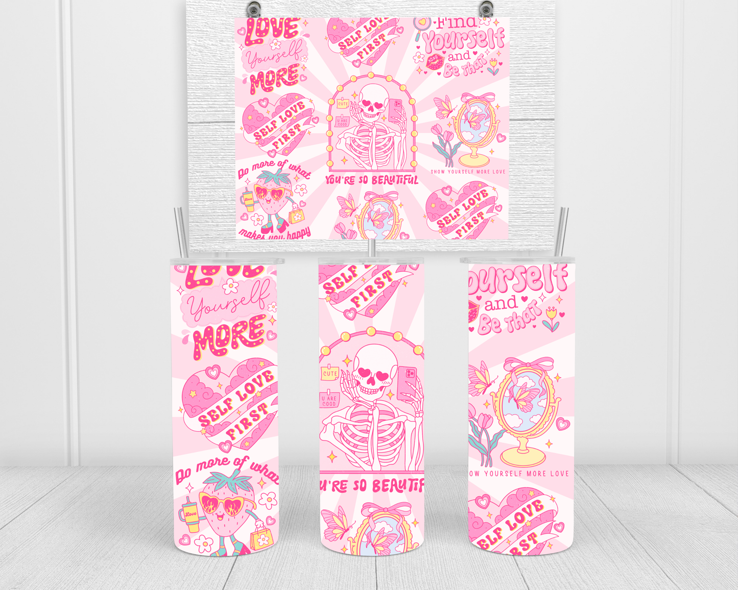 Funky Self Love Tumbler