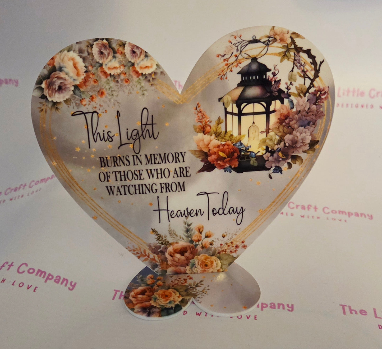 This Light Memorial Heart - SALE ITEM