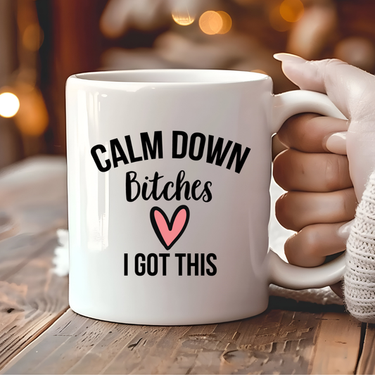 Calm Down B*tches, I Got This Mug