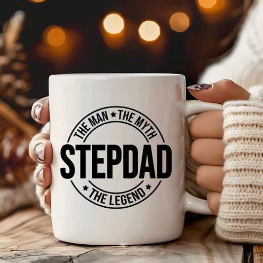 Stepdad – The Man, The Myth, The Legend Mug