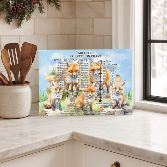 Fox Air Fryer Conversion Glass Chopping Board – A4