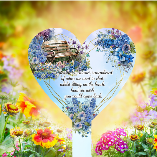 Cherished Memories – Memorial Bench Marker