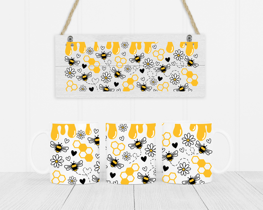 Bee & Honeycomb Mug