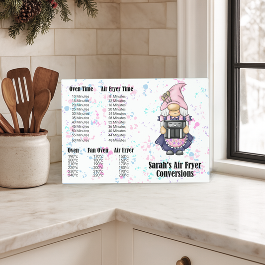 Female Air Fryer Conversion Chopping Board