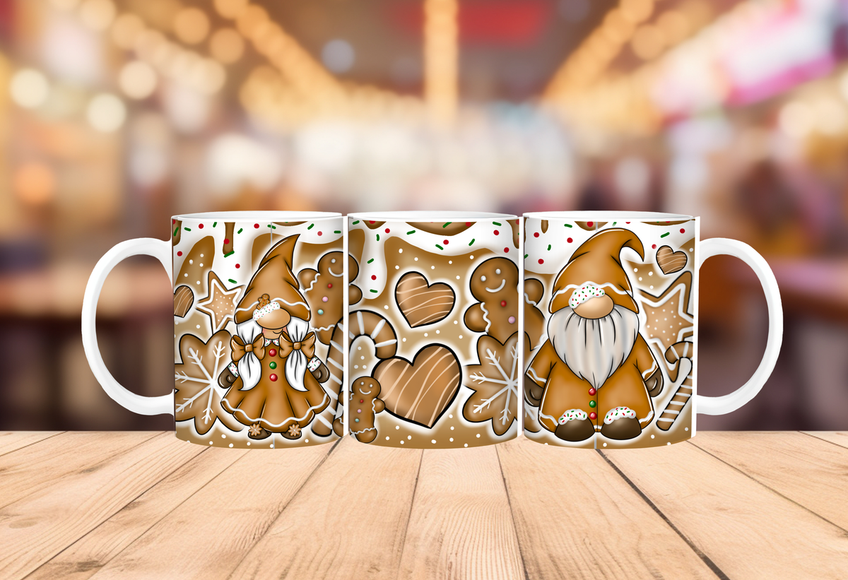 Gingerbread Christmas Gonk Mug