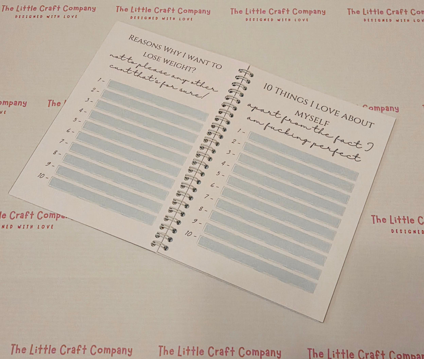 Another F*cking Weight Loss Planner – A5 Spiral Notebook