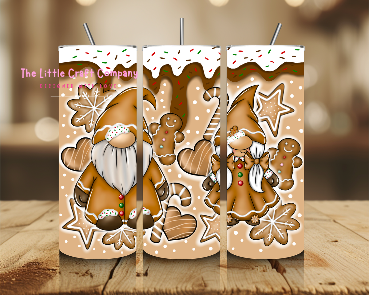 Gingerbread Gonk Christmas Tumbler