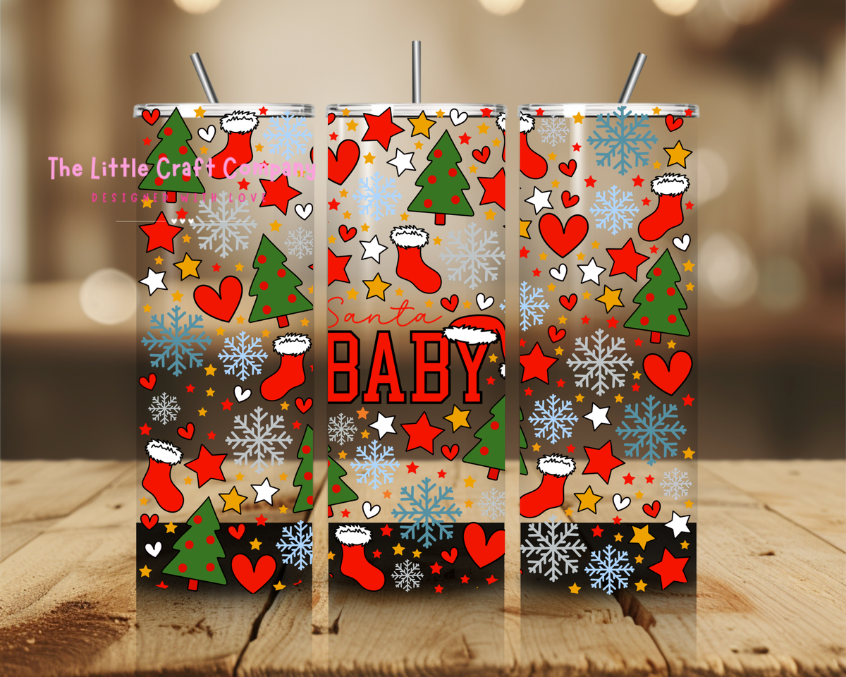 Santa Baby Christmas Tumbler