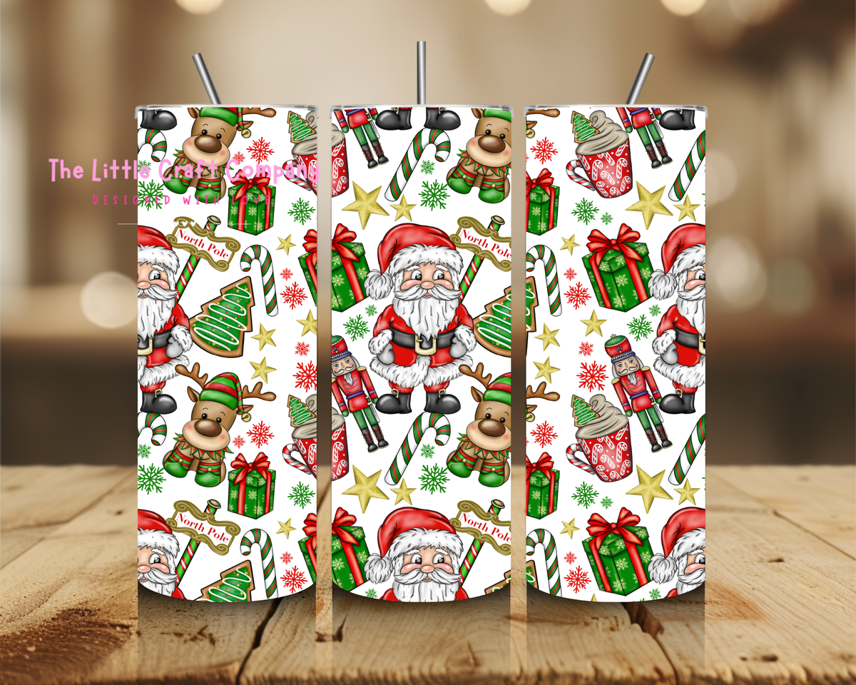 Santa Christmas Tumbler