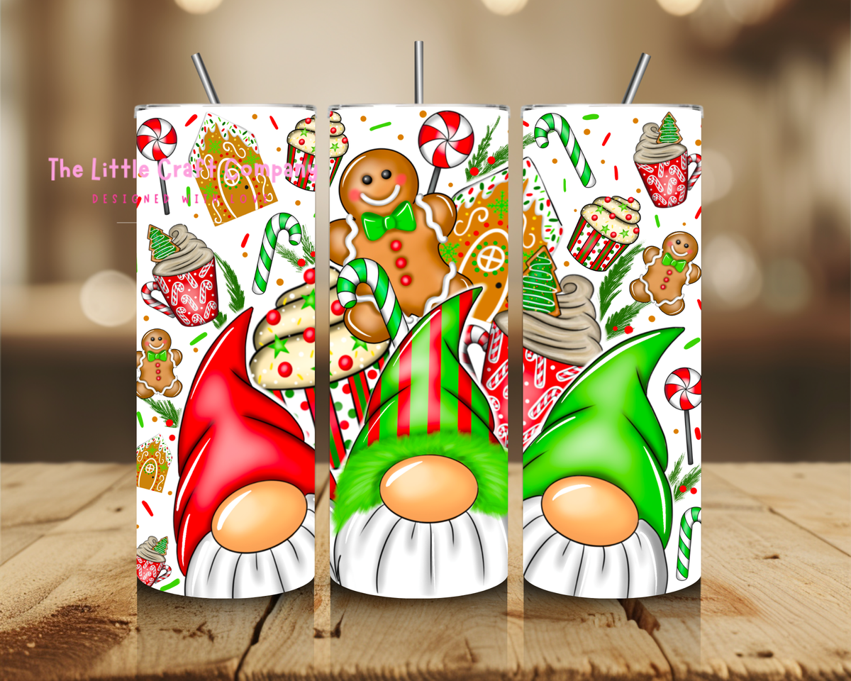 Christmas Gnome Treats Tumbler
