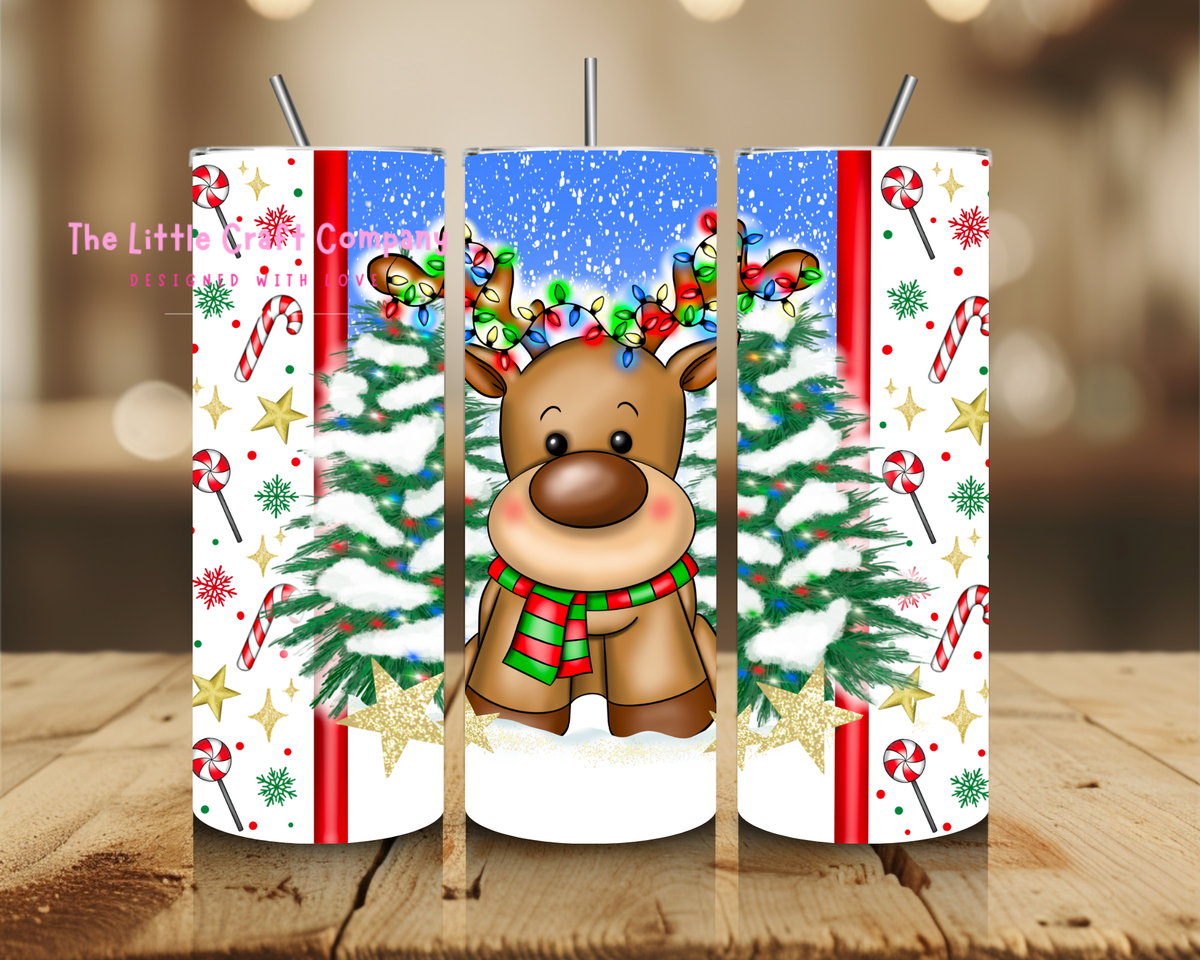 Christmas Reindeer Tumbler