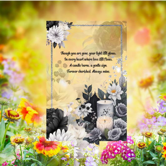 Forever Cherished – Candle Memorial Marker