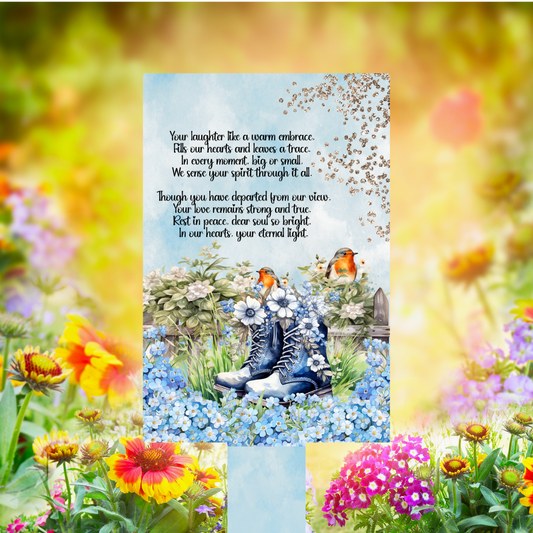 Robin & Boots – Remembrance Memorial Marker