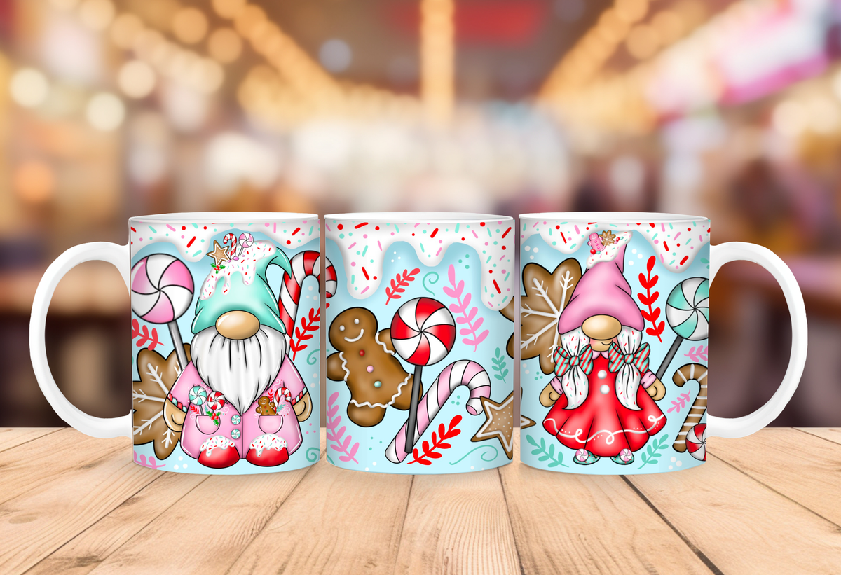 Candy Christmas Gonk Mug