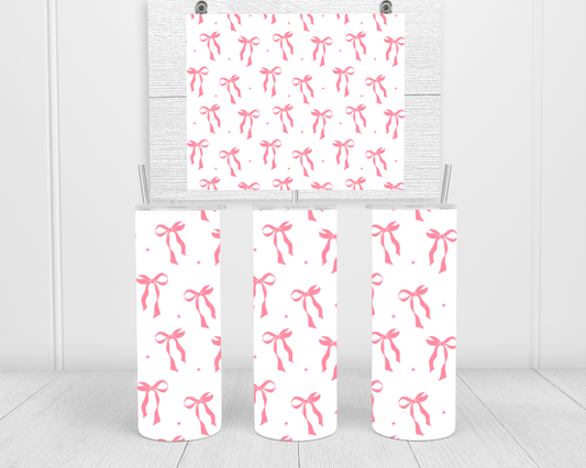 Pink Bow Tumbler
