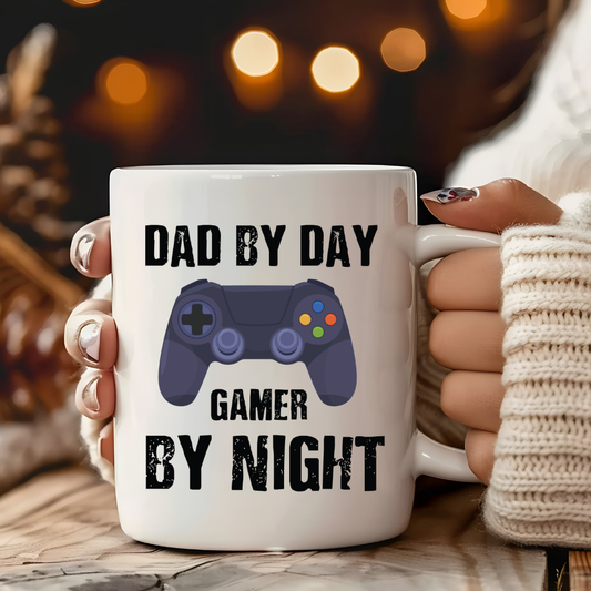 Dad By Day, Gamer By Night Mug