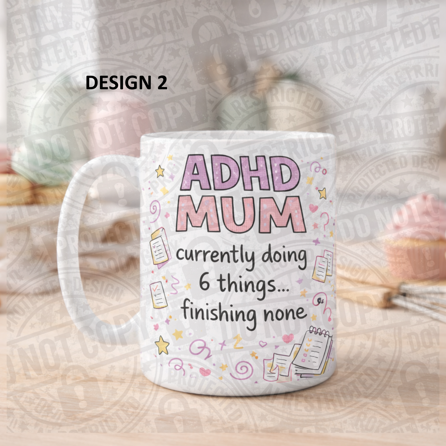ADHD Mum Mug – Funny & Relatable Gift for Mums