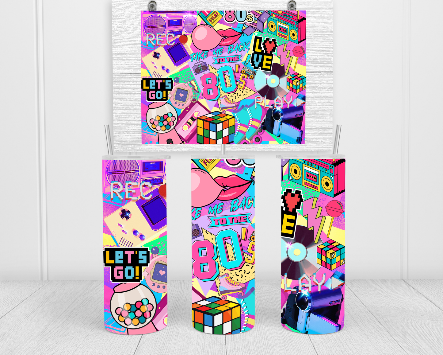 80's Retro Tumbler