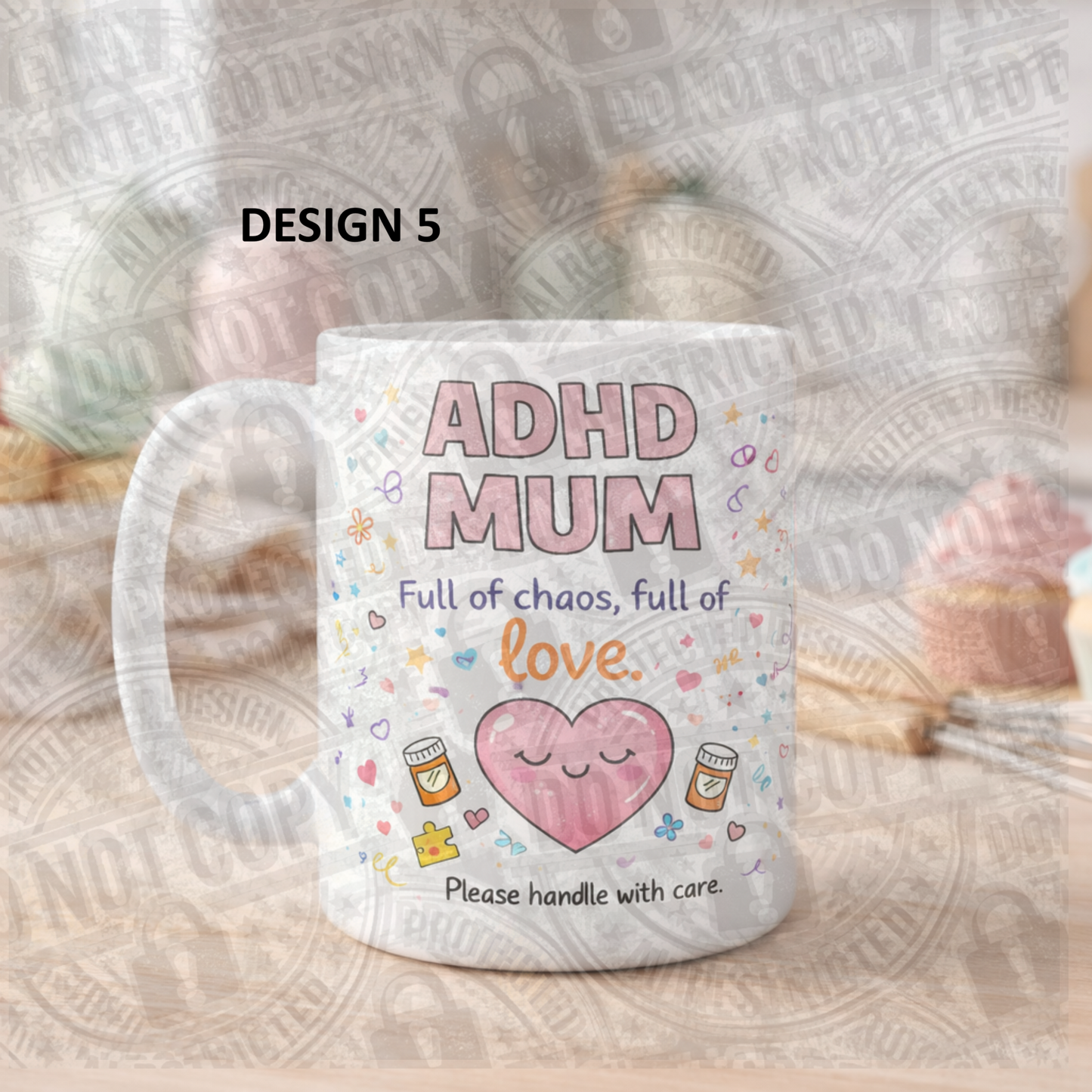 ADHD Mum Mug – Funny & Relatable Gift for Mums