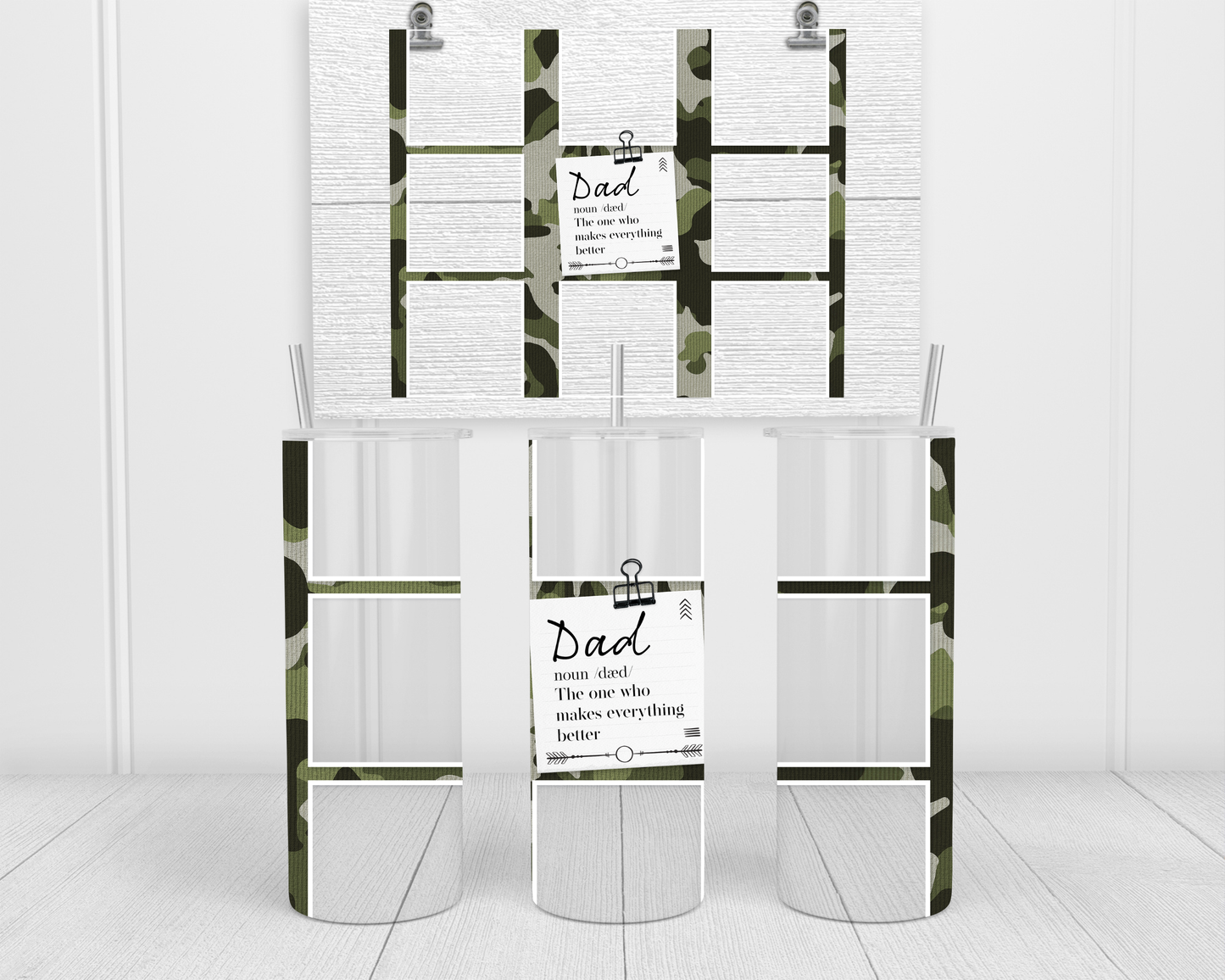 Dad Definition Photo Tumbler