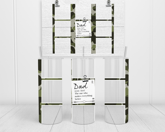 Dad Definition Photo Tumbler