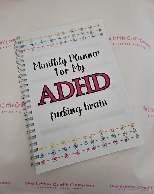 Monthly Planner for My ADHD Fucking Brain