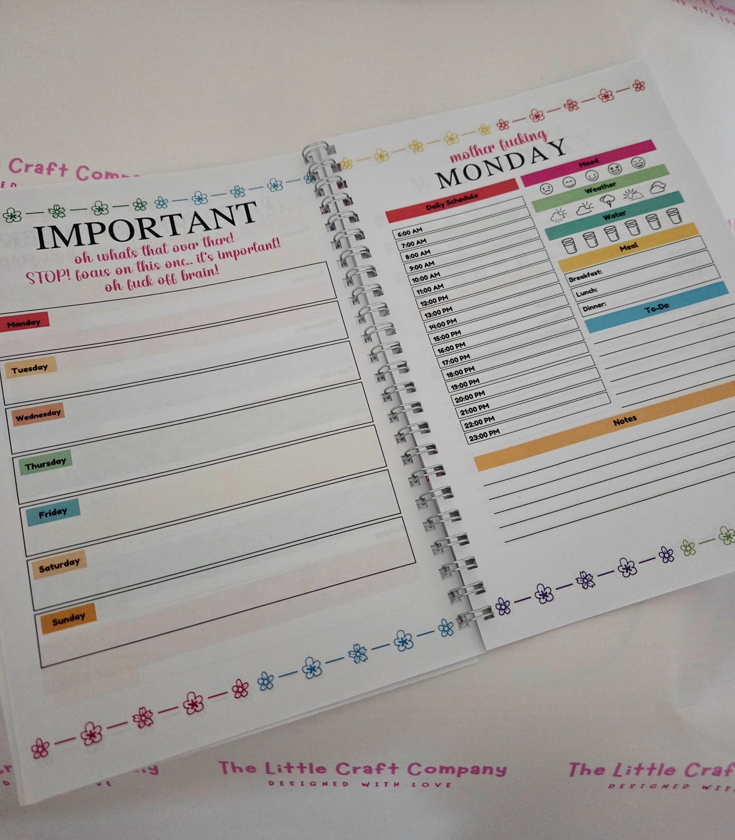Monthly Planner for My ADHD Fucking Brain