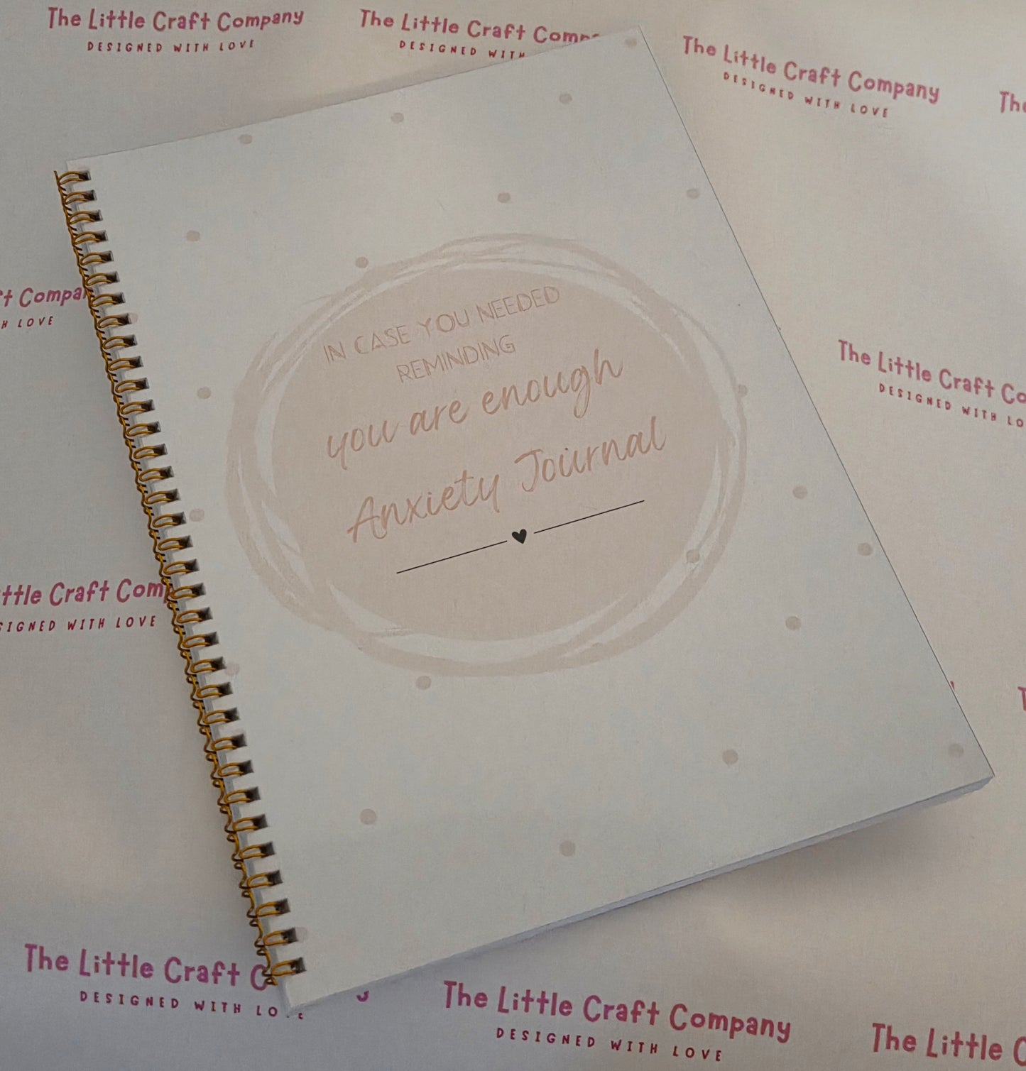 You Are Enough – Pink Anxiety Journal