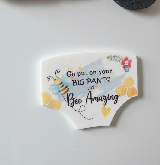Bee Amazing Motivation Fridge Magnet