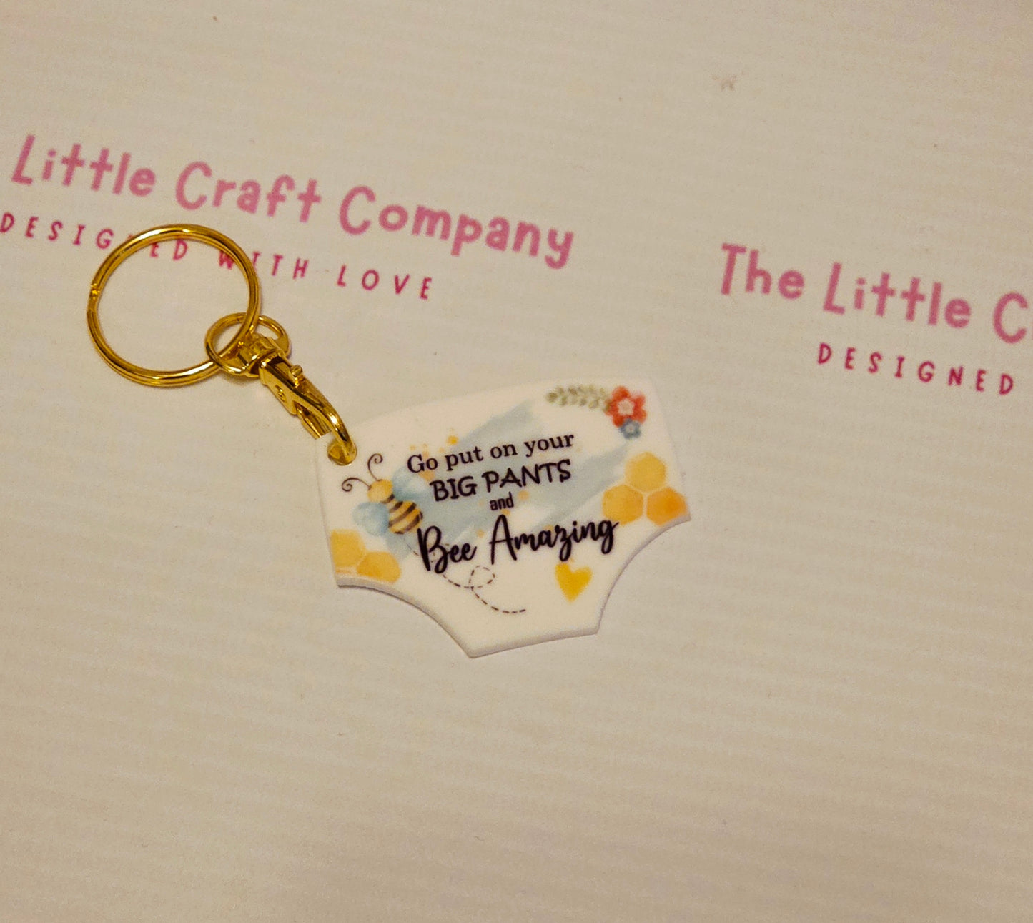 Bee Amazing Keyring Gift