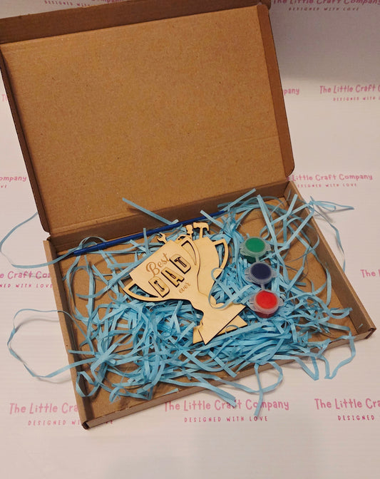 Best Dad Ever Paint Your Own Trophy Kit