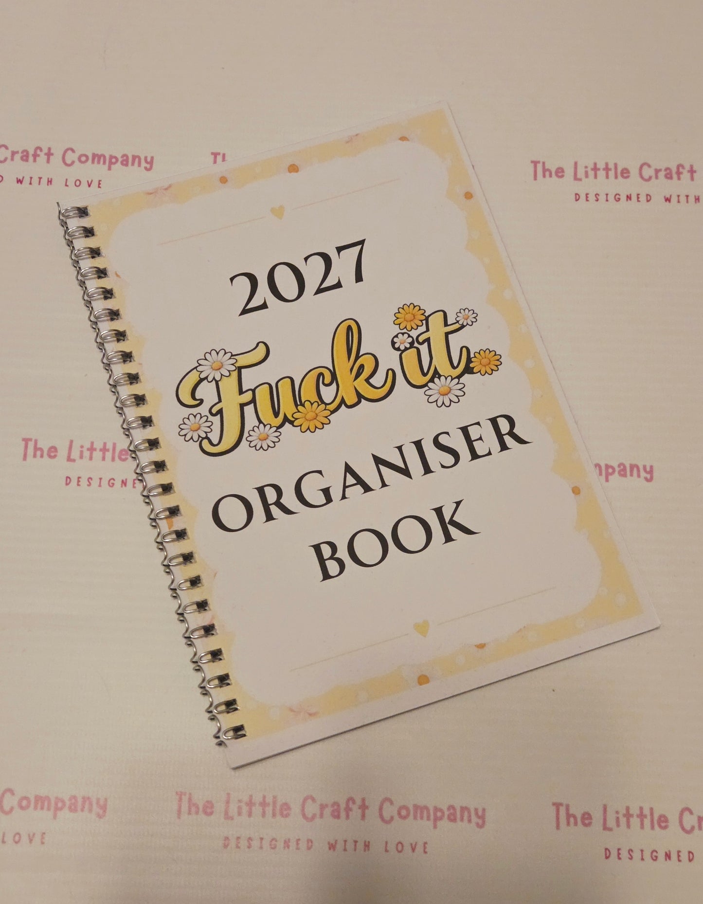 2027 A5 Funny Calendar Book – Cheeky Organiser (Pastel or Daisy Design)