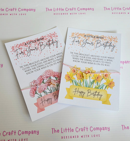 Flower Wish Bracelet