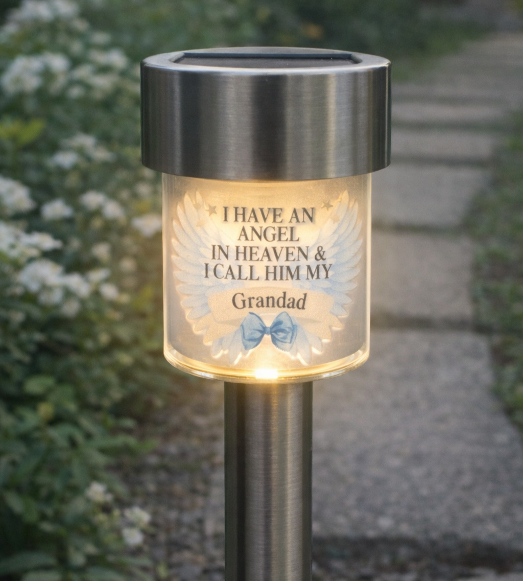 Male Memorial Solar Light - Design 2
