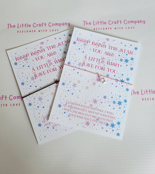 Keep Being The Star You Are Wish Bracelet