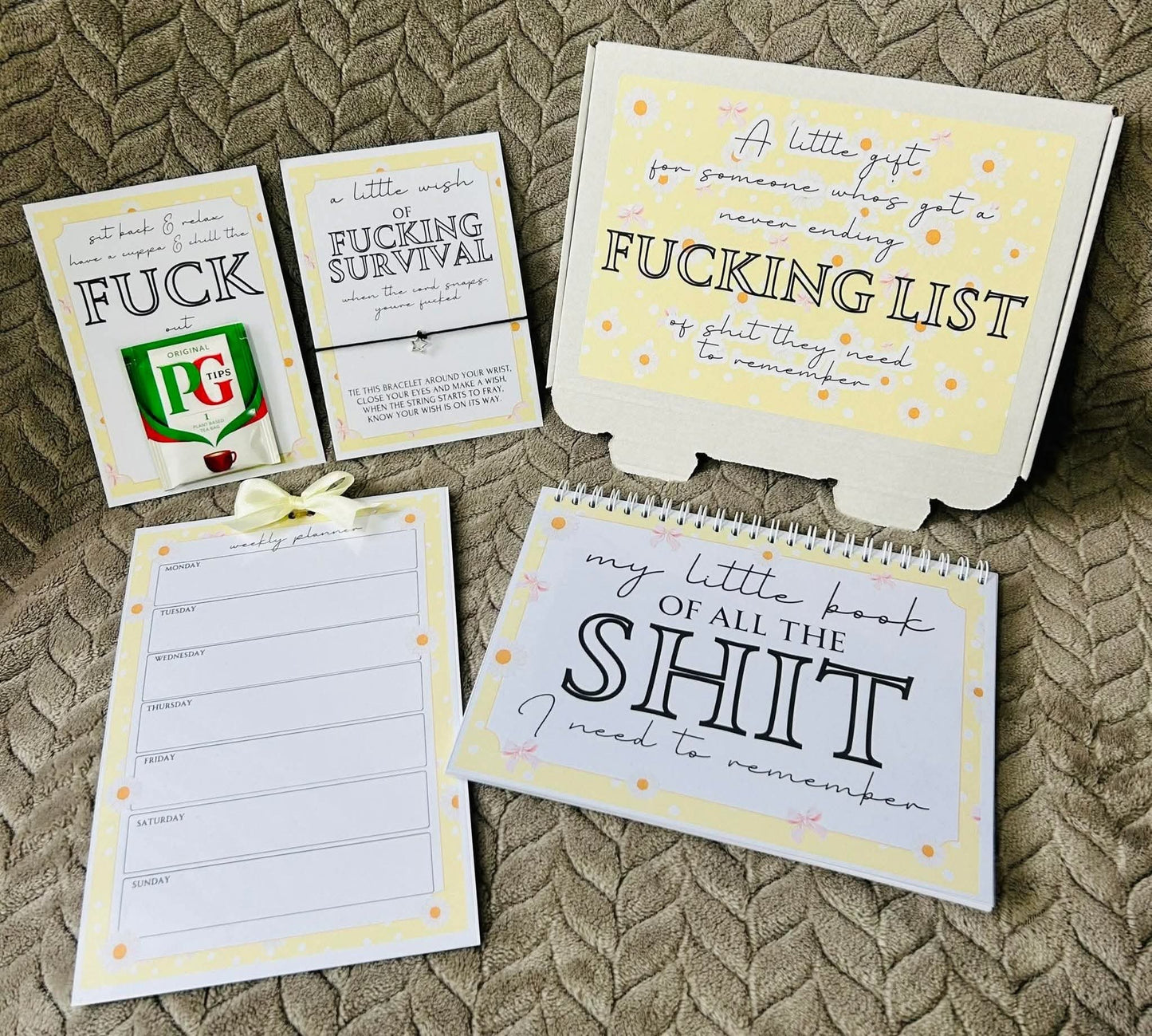 Sweary Self-Care & Survival Gift Set