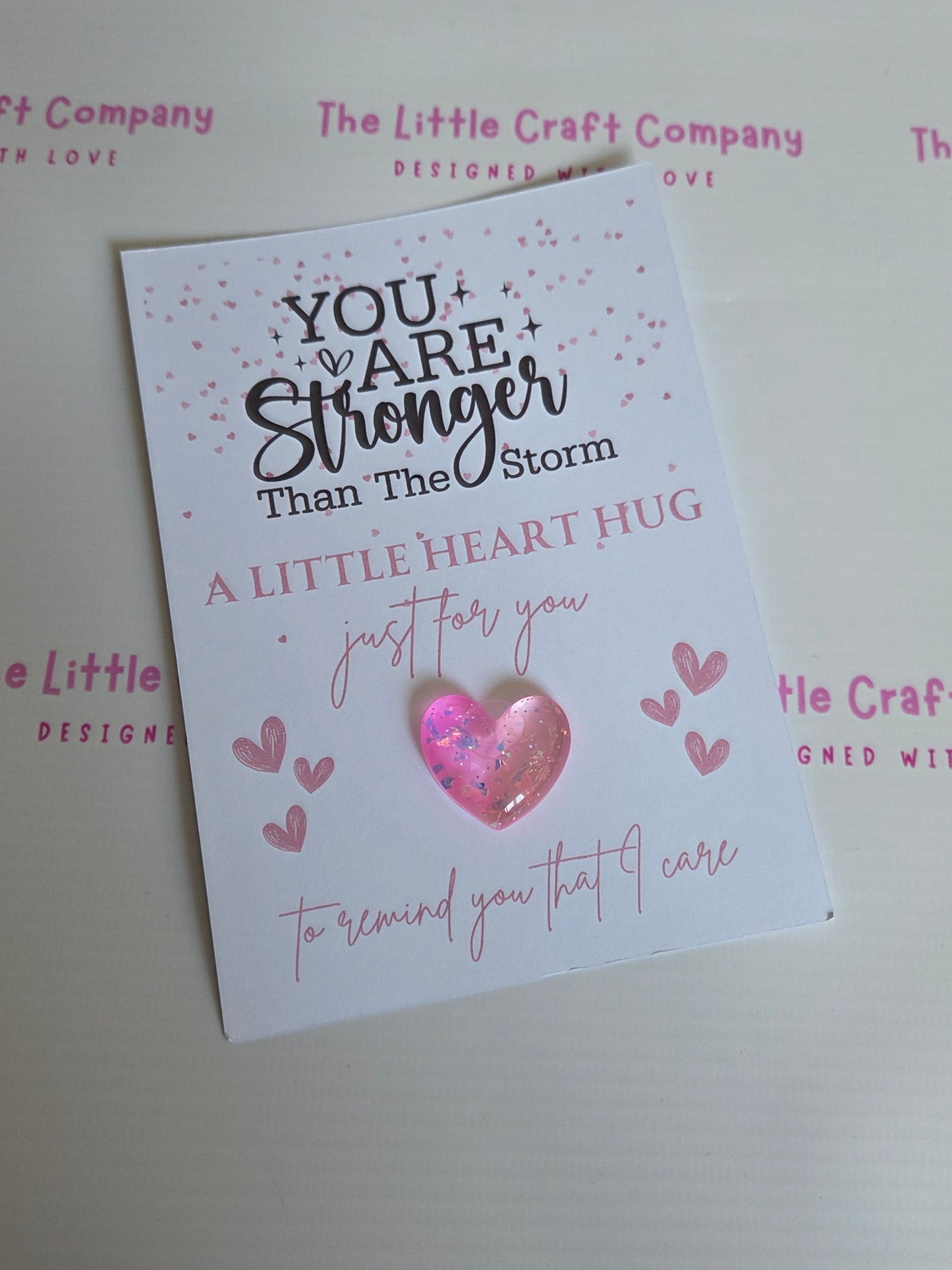 You Are Stronger Than The Storm Heart Hug Gift