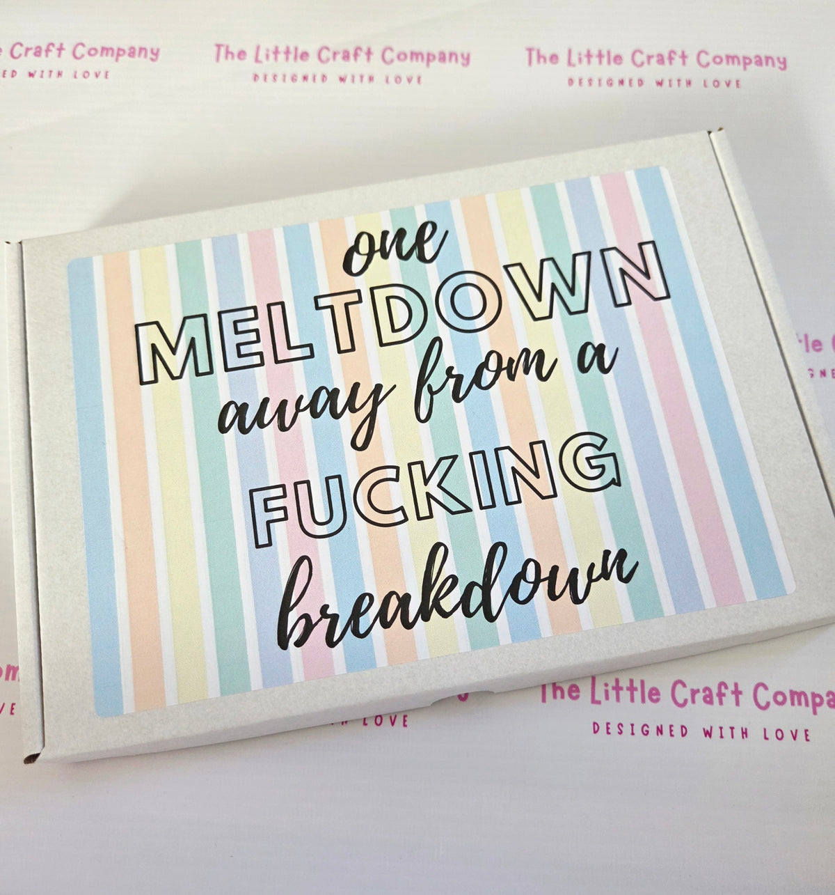 One Meltdown Away Letterbox Gift Set