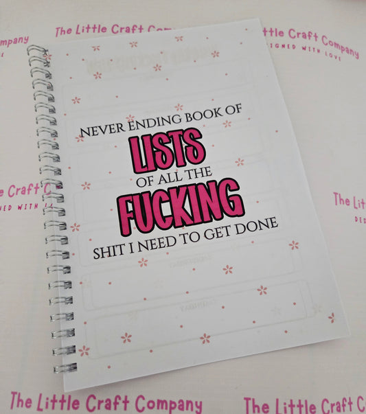 Never Ending Book of Lists - Sweary