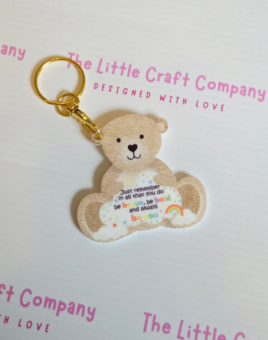 Positive Bear Keyring
