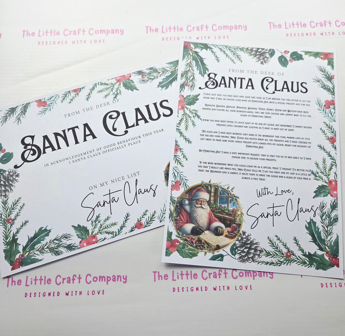 🎅 Personalised Letter from Santa & Nice List Certificate