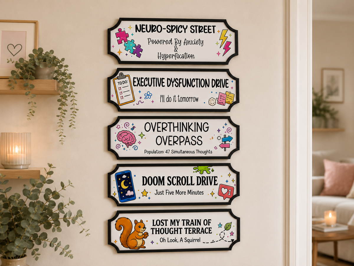 Neurodivergent Street Signs